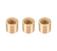 sourcing map Manchon Roulement autolubrifiant alésage 20mmx28mm ODx25mm long bagues bronze 3pc