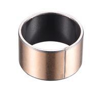 sourcing map Manchon Roulement Douille 30mm Alésage 34mm OD 20mm Longueur Lisse Enveloppé Sans Huile Bagues