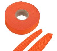 sourcing map Manchon tressé thermorétractable en PET extensible pour protection de câbles réseau et harnais - 18,3 m - Orange - Rapport 2:1