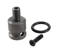 sourcing map Mandrin Adaptateur 3/8-24UNF Rapide Change 1/2" Carré Entraînement Convertisseur pour Impact Clé