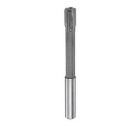 sourcing map Mandrinage Alésoir 9.7mm H7 Carbure Pointe Droit Flûtes Rond Tige Tour Machine Fraisage Fraise