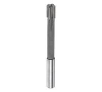 sourcing map Mandrinage Alésoir 9.8mm H7 Carbure Pointe Droit Flûtes Rond Tige Tour Machine Fraisage Fraise