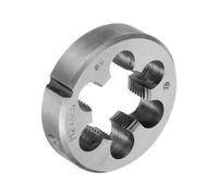 sourcing map Matrice de découpe ronde métrique M27 x 1,5, filetage machine à droite, filetage en alliage d'acier