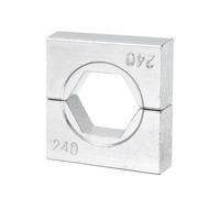 sourcing map Matrice de sertissage hydraulique de 240 mm, 12 tonnes, matrices de rechange pour câble en acier YQK-240/300