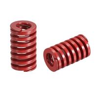 sourcing map Matrice Ressort, 2Pcs 18mm OD 30mm Long Spirale Stampage Moyen Charge Compression Matrice Ressorts pour Imprimante 3D Électrique Pièce, Rouge