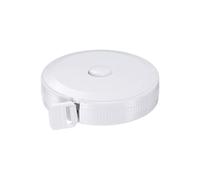 sourcing map Mesurer Ruban 2M/78 Pouces Rond Rétractable Dimensionurs Ruban Mesurer Poche Dimension pour Corps, Tissu, Couture et Artisanat Mesures, Blanc