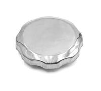 sourcing map Métal Universelle Ton Scooter Moto tapon réservoir Carburant Cover Protecteur