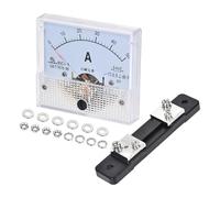 sourcing map Mètre Panneau Courant Analogique DC 0-50A 85C1 avec 75mV Shunt pour Jauge Testeur Ampère 1 Ensemble