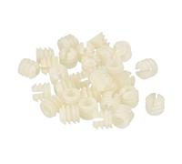 sourcing map Meubles Plastique Insert Écrous, 11mmx10.5mm 80pcs Nylon Expansion Écrou pour Charnière Autotaraudant Vis, Meubles Connexion