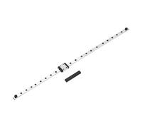 sourcing map MGN7 Rail coulissant linéaire de 350 mm avec bloc de chariot coulissant MGN7C et mini guide, guidage de mouvement linéaire pour mini gravure CNC imprimante 3D