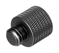 sourcing map Micro Pied Adaptateur 1/4 Femelle à 3/8 Mâle Caméra Vis Filetage Adaptateur pour Microphone Trépied Support Noir