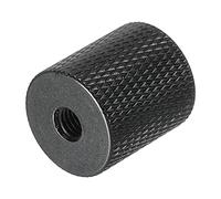 sourcing map Micro Pied Adaptateur 1/4 Femelle à M5 Filetage Femelle Caméra Vis Filetage Adaptateur pour Microphone Trépied Support Noir