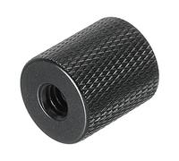 sourcing map Micro Pied Adaptateur 1/4 Femelle à M6 Filetage Femelle Caméra Vis Filetage Adaptateur pour Microphone Trépied Support Noir
