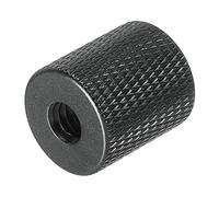 sourcing map Micro Pied Adaptateur 1/4 Femelle à M8 Filetage Femelle Caméra Vis Filetage Adaptateur pour Microphone Trépied Support Noir