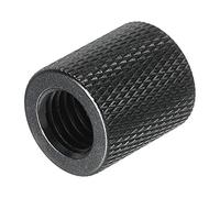 sourcing map Micro Pied Adaptateur 1/4 Femelle vers M10 Filetage Femelle Caméra Vis Filetage Adaptateur pour Microphone Trépied Support Noir