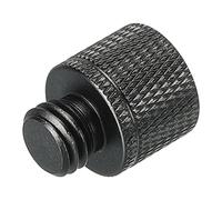 sourcing map Micro Pied Adaptateur 3/8 Femelle à M10 Mâle Caméra Vis Filetage Adaptateur pour Microphone Trépied Support Noir