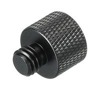 sourcing map Micro Pied Adaptateur 5/8 Femelle x 3/8 Mâle Caméra Vis Filetage Adaptateur pour Microphone Trépied Support Noir
