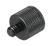 sourcing map Micro Pied Adaptateur M10 Femelle x 1/4 Mâle Caméra Vis Filetage Adaptateur pour Microphone Trépied Support Noir