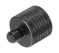 sourcing map Micro Pied Adaptateur M8 Femelle vers M6 Mâle Caméra Vis Filetage Adaptateur pour Microphone Trépied Support Noir