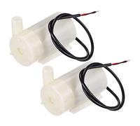 sourcing map Micro Submersible Mini Eau Pompe DC 3V Horizontal Style pour Plante Arrosage Paquet de 2