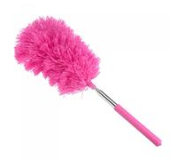 sourcing map Microfibre Nettoyage Plumeau 12 à 31,5 Pouce Lavable Brosse Extensible pour Fenêtre Meubles Rose Rouge