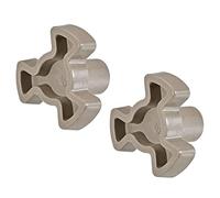 sourcing map Microwave Four Plateau Tournant Rouleau Support Coupleur Arbre Remplacement 5mm x 7mm 2 Pcs