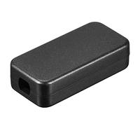 sourcing map Mini Antipoussière Jonction Boîte 40x20x10.5mm ABS pour Électrique Projet Noir Paquet de 6