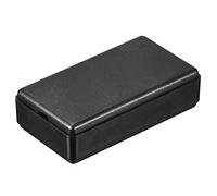 sourcing map Mini Antipoussière Jonction Boîte 50x27x14mm ABS pour Électrique Projet Noir Paquet de 3