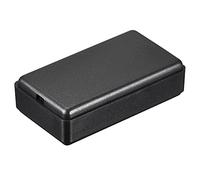 sourcing map Mini Antipoussière Jonction Boîte 50x28x15mm ABS pour Électrique Projet Noir Paquet de 10
