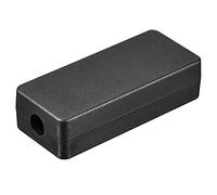 sourcing map Mini Antipoussière Jonction Boîte 60x25x16mm ABS pour Électrique Projet Noir Paquet de 5