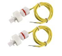 sourcing map Mini Eau Liquide Niveau Capteur Vertical Flotteur Interrupteur 36mm ZP2508 2Pcs