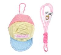 sourcing map Mini porte-monnaie, 12,4 x 9,4 cm, joli sac pour écouteurs avec fermeture éclair, étui de rangement léger et compact pour écouteurs, clés, pièces de monnaie, cartes, cravates, bijoux