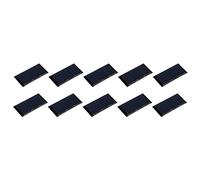 sourcing map Mini Solaire Panneau Cellule 1.5V 160mA 0.24W 60mm x 30mm pour Bricolage Électrique Alimentation Projet Paquet de 10