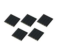 sourcing map Mini Solaire Panneau Cellule 2V 110mA 0.22W 44mm x 44mm pour Bricolage Électrique Puissance Projet Paquet de 5