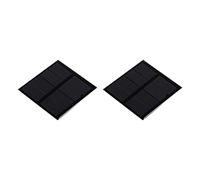 sourcing map Mini Solaire Panneau Cellule 2V 150mA 0.3W 60mm x 60mm pour Bricolage Électrique Puissance Projet Paquet de 2