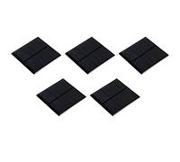 sourcing map Mini Solaire Panneau Cellule 3V 210mA 0.63W 70mm x 70mm pour Bricolage Électrique Puissance Projet Paquet de 5