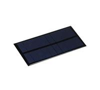 sourcing map Mini Solaire Panneau Cellule 5V 200mA 1W | Paquet de 1, 130mm x 60mm pour Bricolage Électrique Puissance Projet