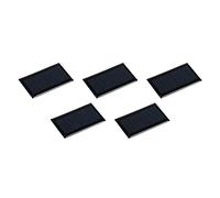 sourcing map Mini Solaire Panneau Cellule 5V 45mA 0.225W 53mm x 30mm pour Bricolage Électrique Puissance Projet Paquet de 5