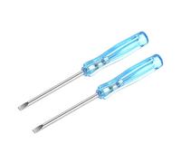 sourcing map Mini tournevis à fente, tête plate de 2,0 mm, longueur de 65 mm pour la réparation de petits appareils électroménagers, 2 pièces