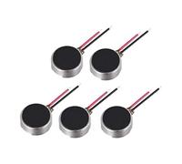 sourcing map Mini Vibration Moteurs DC 3V-5V 67mA Pièce Plaque Bouton-Type Micro Sans Brosse 8x3mm pour Cellulaire Téléphone 5Pcs