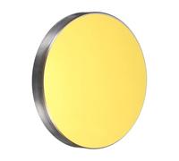 sourcing map Miroir laser plaqué or 38,1 mm avec lentille réfléchissante pour machine de découpe laser CO2 de 60 à 300 W