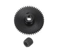 sourcing map Mod 1 49T Pignon engrenage 8 mm Alésage en acier trempé Support moteur pignon pour voiture RC camion Gear Drive