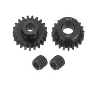 sourcing map Mod 1.5 Lot de 2 pignons de moteur 8 mm 20T 21T en acier trempé pour voiture télécommandée