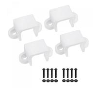 sourcing map Moteur Fixation Support Moteur Base 11,5mm Blanc avec Vis Écrous pour N20 Micro Engrenage Moteur 4 Paquet