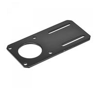 sourcing map Moteur Support Moteur Montage Support 132x65mm Noir pour NEMA 23 Pas à pas Moteur