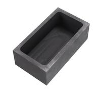 sourcing map Moule de Lingot en Graphite pour la Coulée de Métaux en Fusion, Or, Argent, Cuivre, Laiton, 3,15"x1,57"x0,98" (1500g d'Or/750g d'Argent)