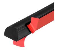 sourcing map Moulure flexible de quart de rond de 300 cm, moulure flexible auto-adhésive double face, bande de joint en silicone auto-adhésive pour la douche et barrière d'eau pour le sol et le coin