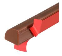 Sourcing Map Moulure flexible de quart rond de 300 cm, moulure flexible auto-adhésive double face, bande de joint en silicone auto-adhésive pour la douche et barrière d'eau pour le sol, coin de la