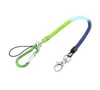 sourcing map Mousqueton crochet ressort élastiques clé chaîne cordon avec fermoir homard