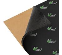 sourcing map Mousse Auto-Adhésive AntiBruit 8mm Noir Pour Voiture Isolation